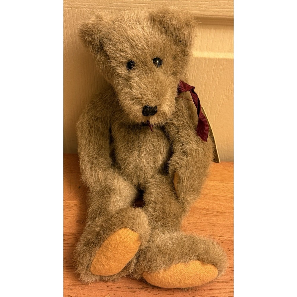 Boyd Bears J.B. Bean And Associate 12" Plush w/ tag 1985 Jointed Vintage Rare